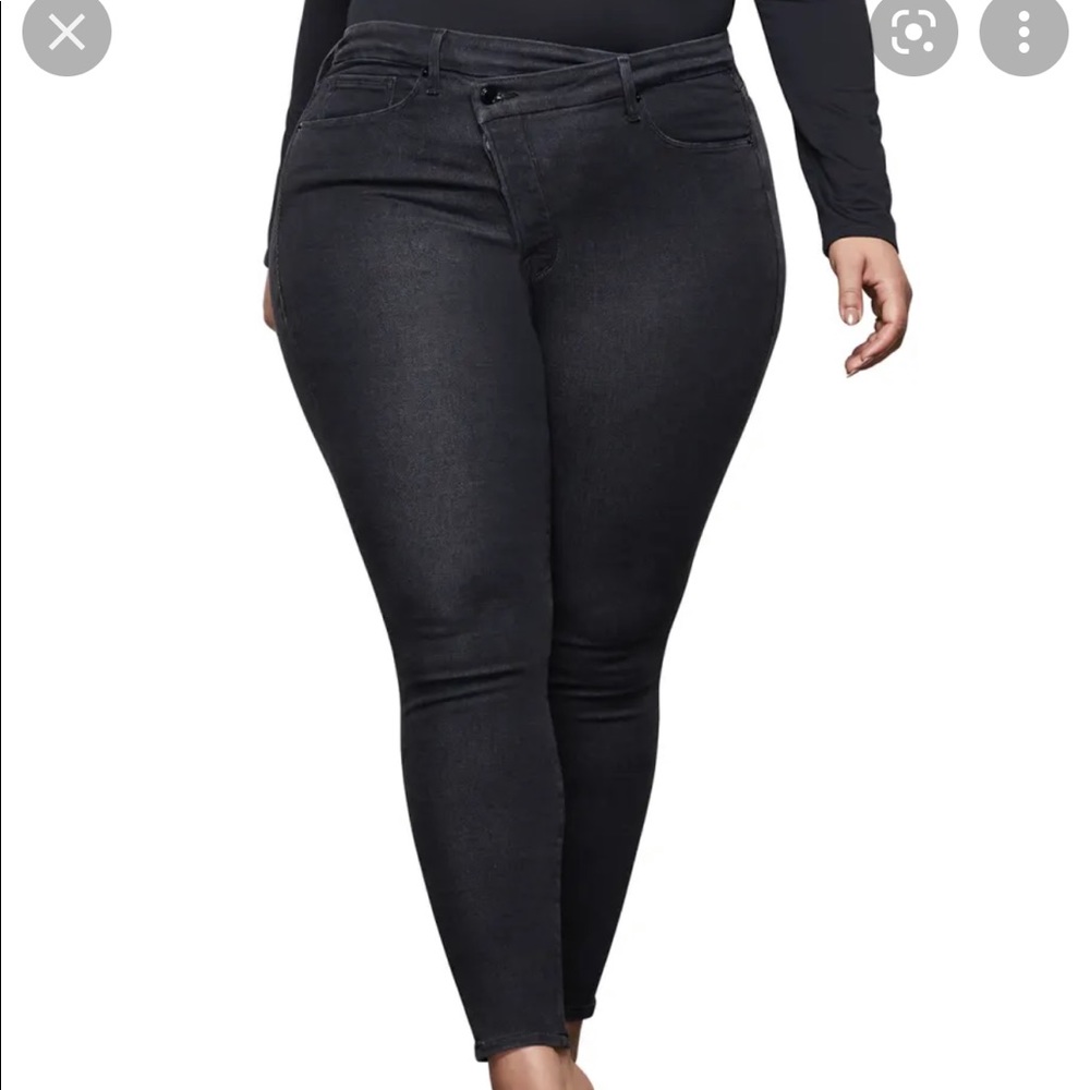 Good American crossover good waist jeans